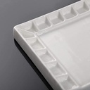 MEEDEN 18-Well Rectangle Porcelaine Palette
