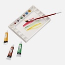 MEEDEN 18-Well Rectangle Porcelaine Palette