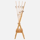 MEEDEN Beechwood Forward Tilt H-Frame Studio Easel With Drawer (Installation Not Included)
