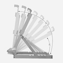 MEEDEN Beechwood H-Frame Foldable Table Easel