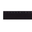 MIDORI Anti-Slip Aluminium Ruler 30cm Black