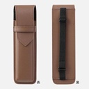MIDORI Book Band Pen Case Leather A5 Brown