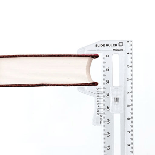 MIDORI CL Slide Ruler 12cm Clear