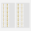 MIDORI Chiratto Index Label Number Gold