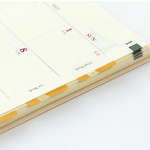 MIDORI Chiratto Index Label Number Gold