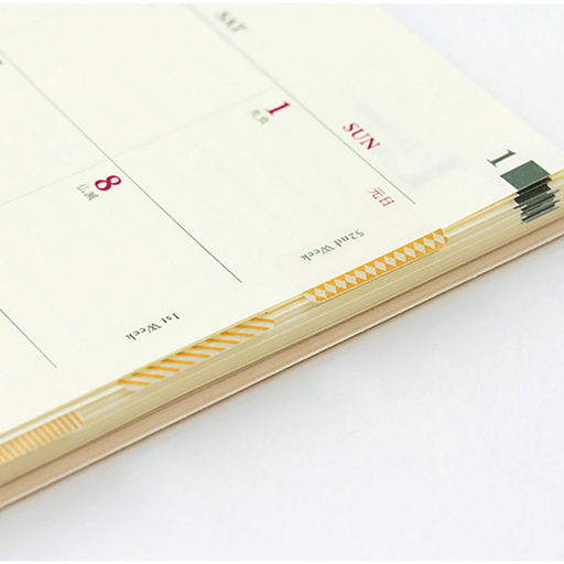 MIDORI Chiratto Index Label Pattern Gold