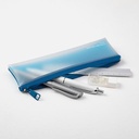 MIDORI Clear Soft Pen Case Blue