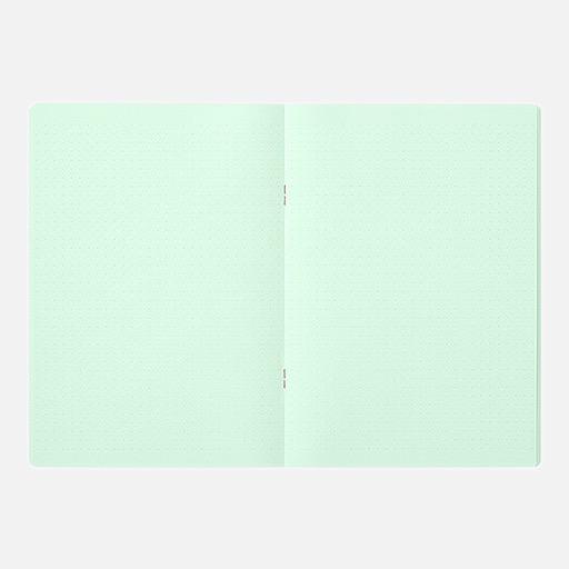 MIDORI Dot Grid 5mm Stapled Notebook A5 x 28 Green