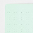 MIDORI Dot Grid 5mm Stapled Notebook A5 x 28 Green