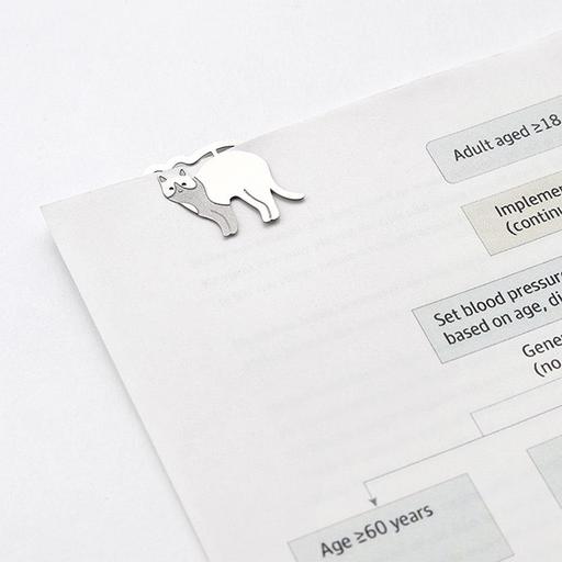 MIDORI Etching Clip Cat