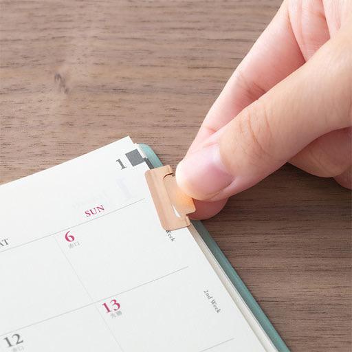 MIDORI Index Clip Chiratto Copper x 8