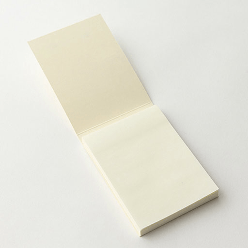 MIDORI MD Blank Sticky Memo Pad A7 x 80