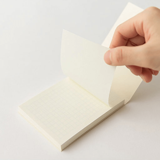 MIDORI MD Graph Sticky Memo Pad A7 x 80