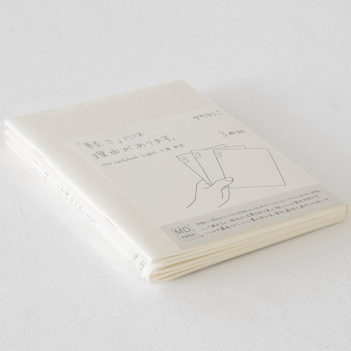 MIDORI MD Lined Notebook Light 52gsm A4 x 48 x 3