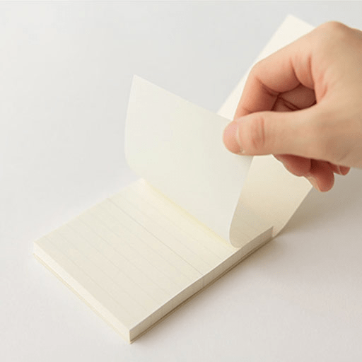 MIDORI MD Lined Sticky Memo Pad A7 x 80