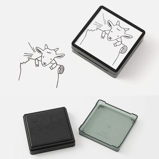 MIDORI Paintable Stamp Goat