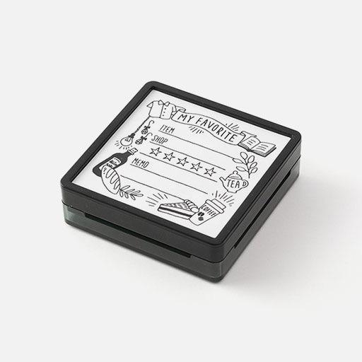 MIDORI Paintable Stamp My Favorite