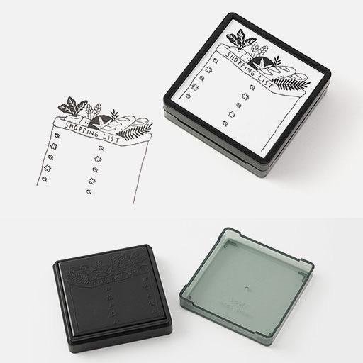 MIDORI Paintable Stamp Shopping List