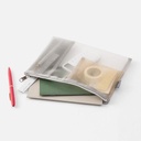 MIDORI Pen & Tool Mesh Pouch Light Brown