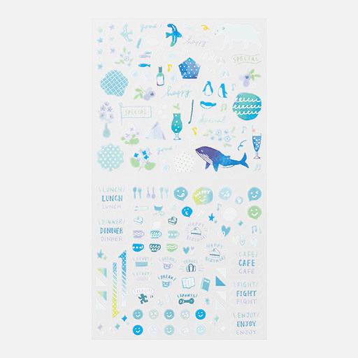 MIDORI Sticker Collection Big Whales