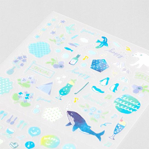MIDORI Sticker Collection Big Whales