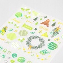 MIDORI Sticker Collection Flower Decoration
