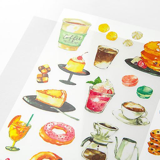 MIDORI Transfer Sticker Snacks