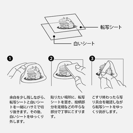 MIDORI Transfer Sticker Snacks