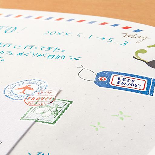 MIDORI Transfer Sticker Stamps