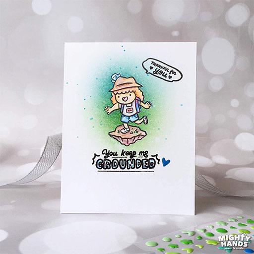 MIGHTY HANDS Clear Stamp 4” x 6” Adventure With God