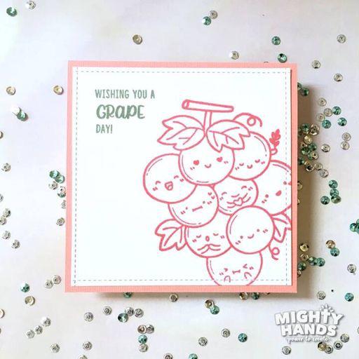 MIGHTY HANDS Clear Stamp 4” x 6” Fruit Of The Spirit