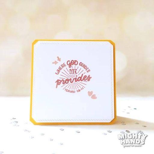 MIGHTY HANDS Clear Stamp 4” x 6” God Guides