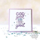 MIGHTY HANDS Clear Stamp 4” x 6” God Is Good