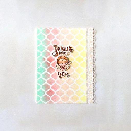 MIGHTY HANDS Clear Stamp 4” x 6” God Is Love