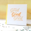 MIGHTY HANDS Clear Stamp 4” x 6” Good Words