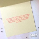 MIGHTY HANDS Clear Stamp 4” x 6” Good Words
