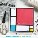 MIGHTY HANDS Clear Stamp 4” x 6” Good Words