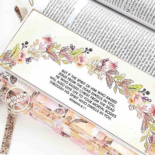 MIGHTY HANDS Clear Stamp 4” x 6” Healing Is Yours