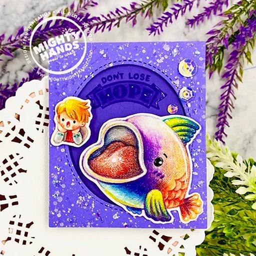 MIGHTY HANDS Clear Stamp 4” x 6” Jonah