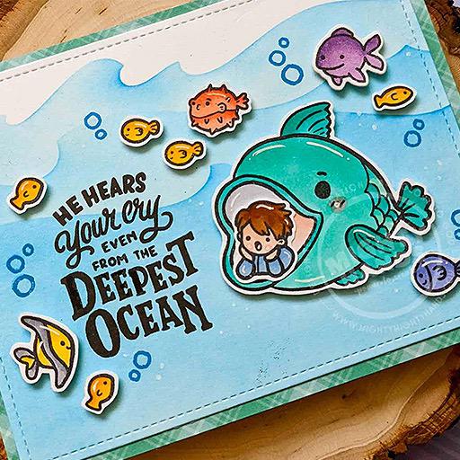 MIGHTY HANDS Clear Stamp 4” x 6” Jonah