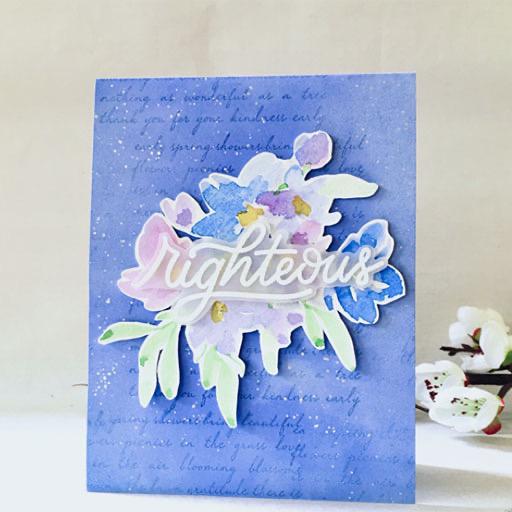 MIGHTY HANDS Clear Stamp 4” x 6” Righteous Words