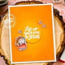 MIGHTY HANDS Clear Stamp 4” x 6” See Jesus