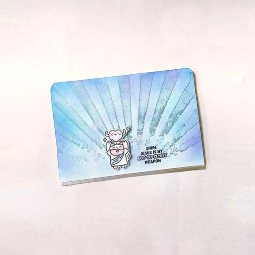 MIGHTY HANDS Clear Stamp 4” x 6” Superhero