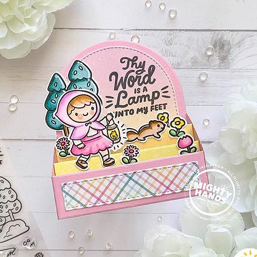 MIGHTY HANDS Clear Stamp 4” x 6” Walk By Faith