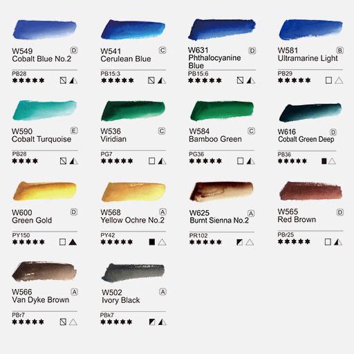 MIJELLO Mission Gold Watercolor 15ml Pure Pigment Set x 24