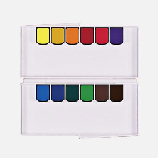 MIJELLO Mission Gold Watercolor Pan Palette Set x 12