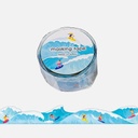 MIND WAVE Washi Tape 36mm Wind Surfing