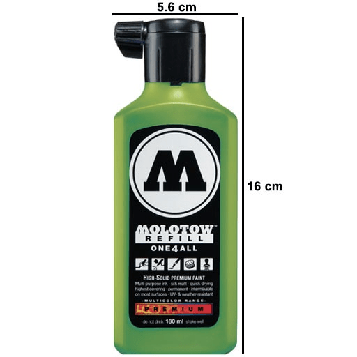MOLOTOW One4All Acrylic Ink Refill 180ml Signal White