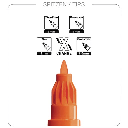 MOLOTOW One4All Acrylic Marker 1.5mm 218 Neon Orange Fluorescent