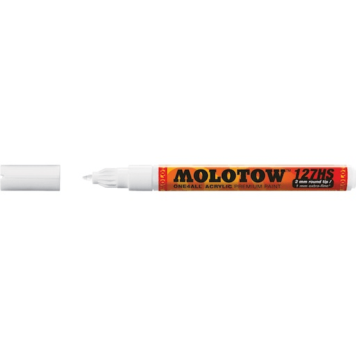 MOLOTOW One4All Acrylic Marker 1mm 160 Signal White